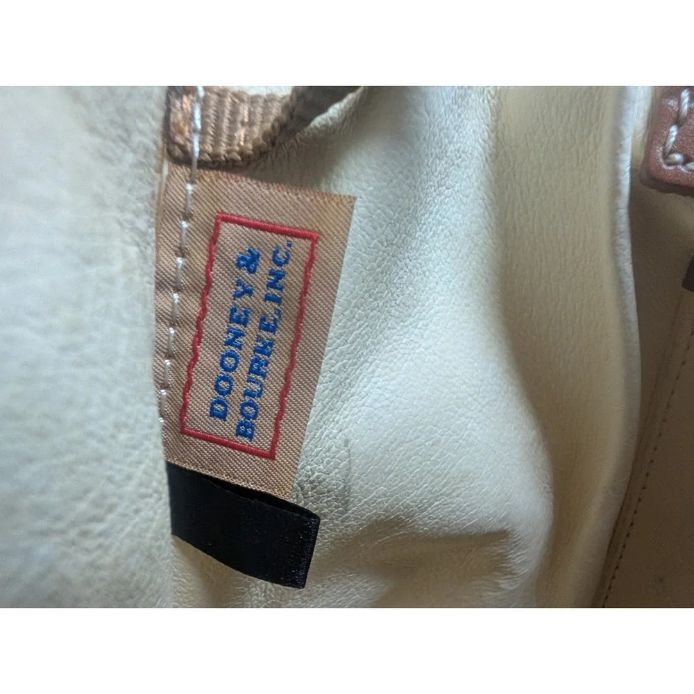 Dooney & Bourke Florentine Leather Barlow Side Zip Tote Satchel  Shoulder Bag